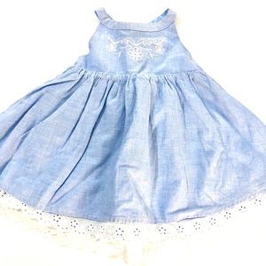H&M Toddler Girl Blue Summer Dress